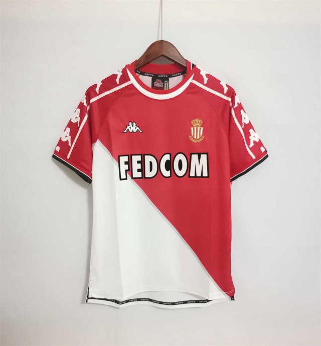 AAA Quality Monaco 99/00 Home Soccer Jersey